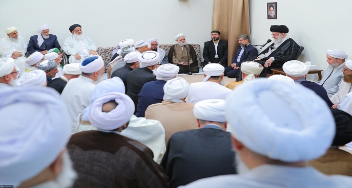 دیدار جمعی از علما و بزرگان اهل سنت کشور